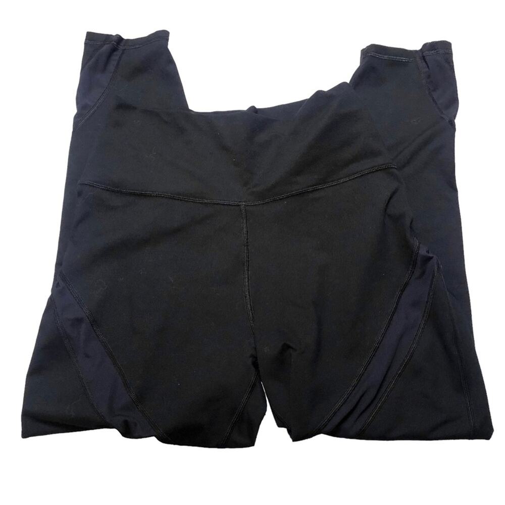aerie mesh panel chill play move leggings black Size XL